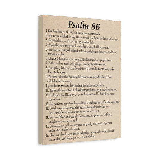 Scripture Walls Praying in Difficult Times Psalm 86:2 Bible Verse Canvas Christian Wall Art Ready to Hang