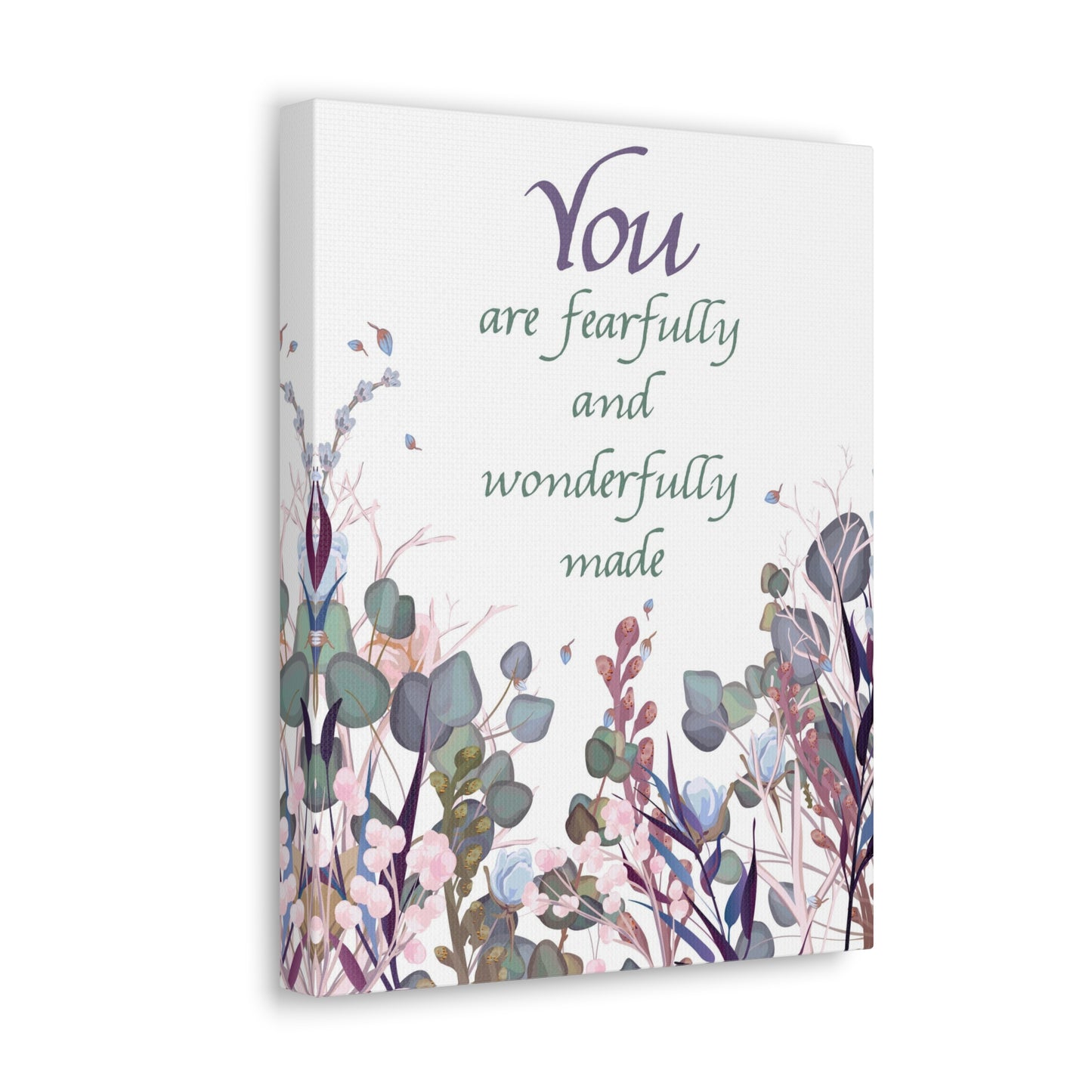 Wonderfully Made Psalm 139:14 Christian Wall Art Bible Verse Print Ready to Hang