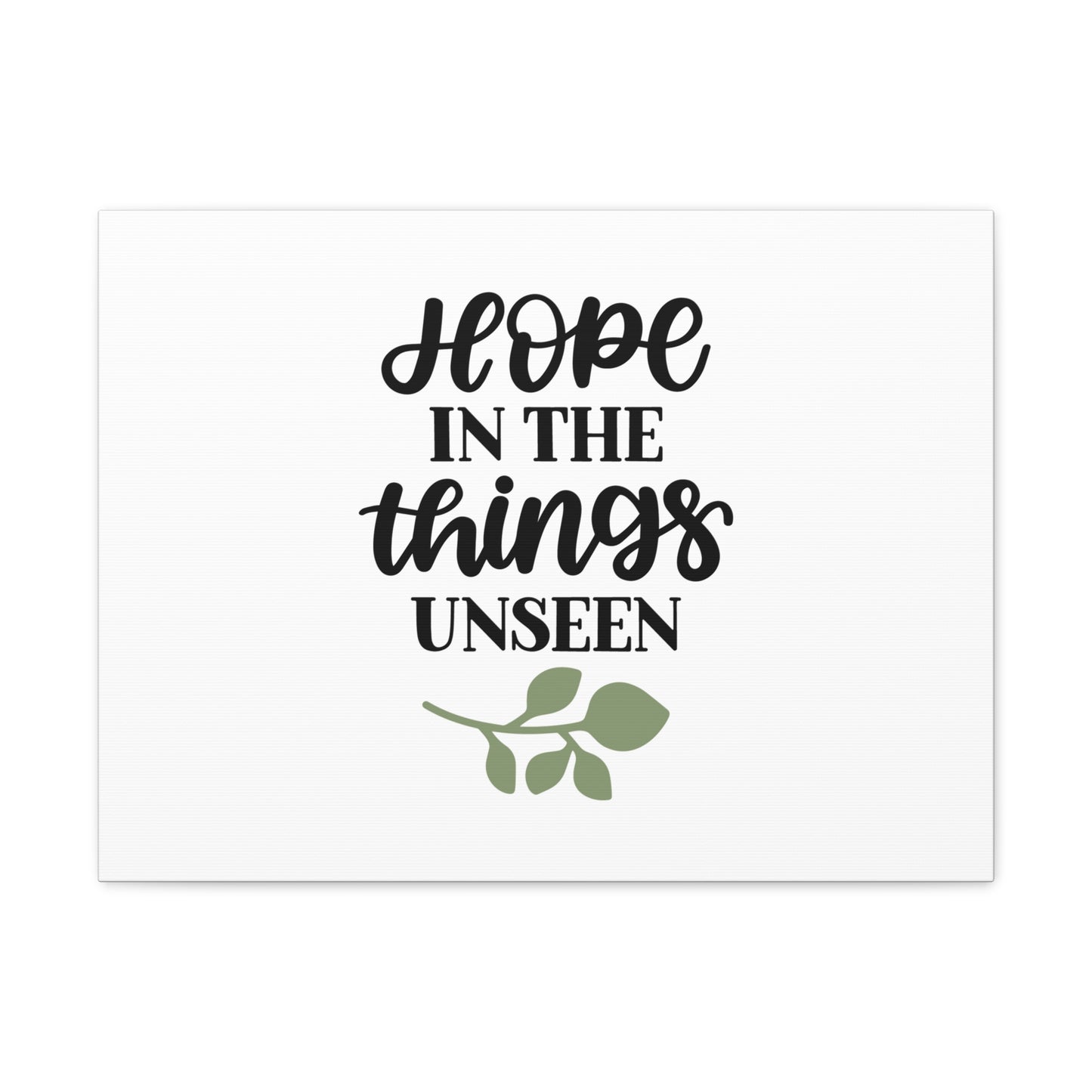 Hope In The Things Unseen Hebrews 11:1 Christian Wall Art Bible Verse Print Ready to Hang