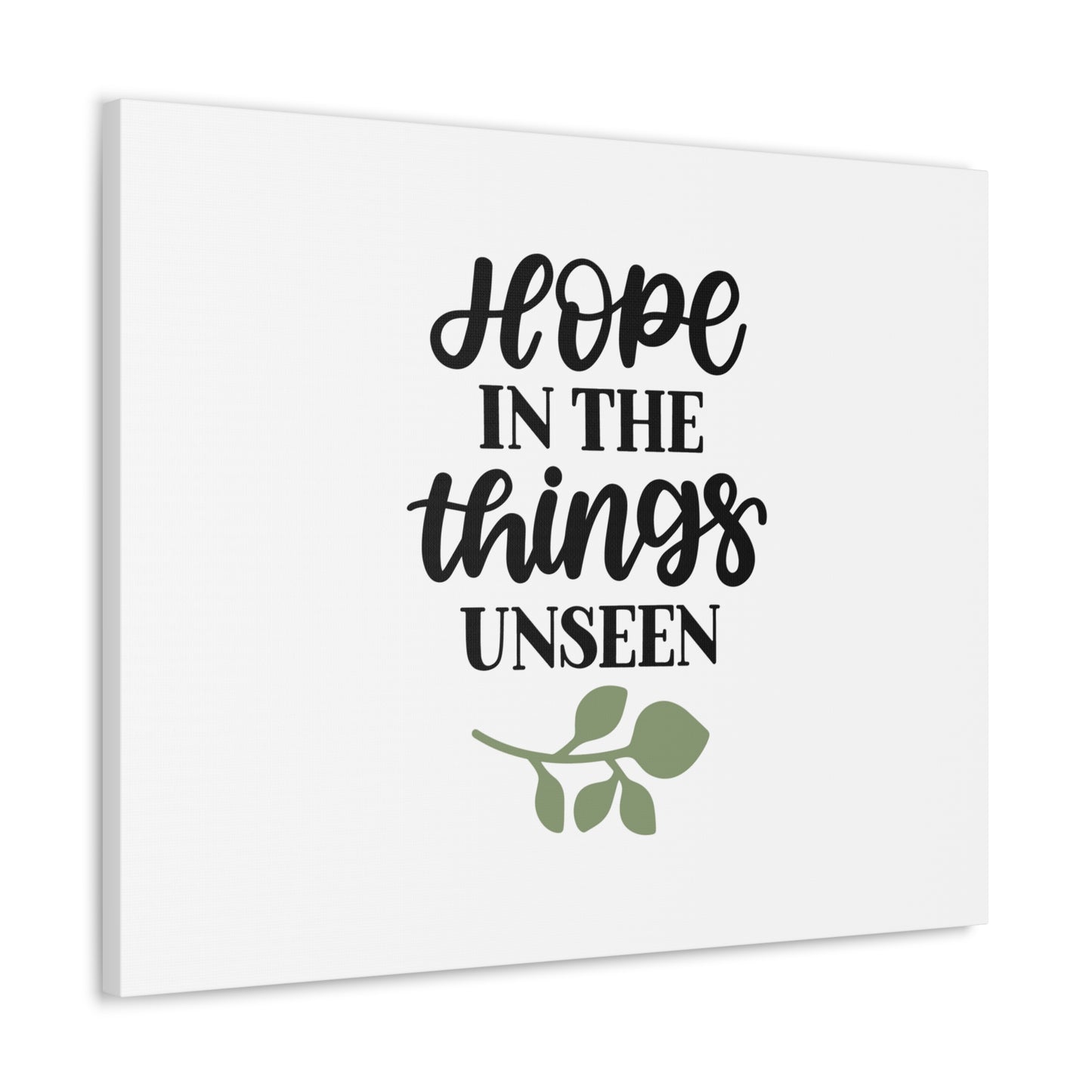 Hope In The Things Unseen Hebrews 11:1 Christian Wall Art Bible Verse Print Ready to Hang