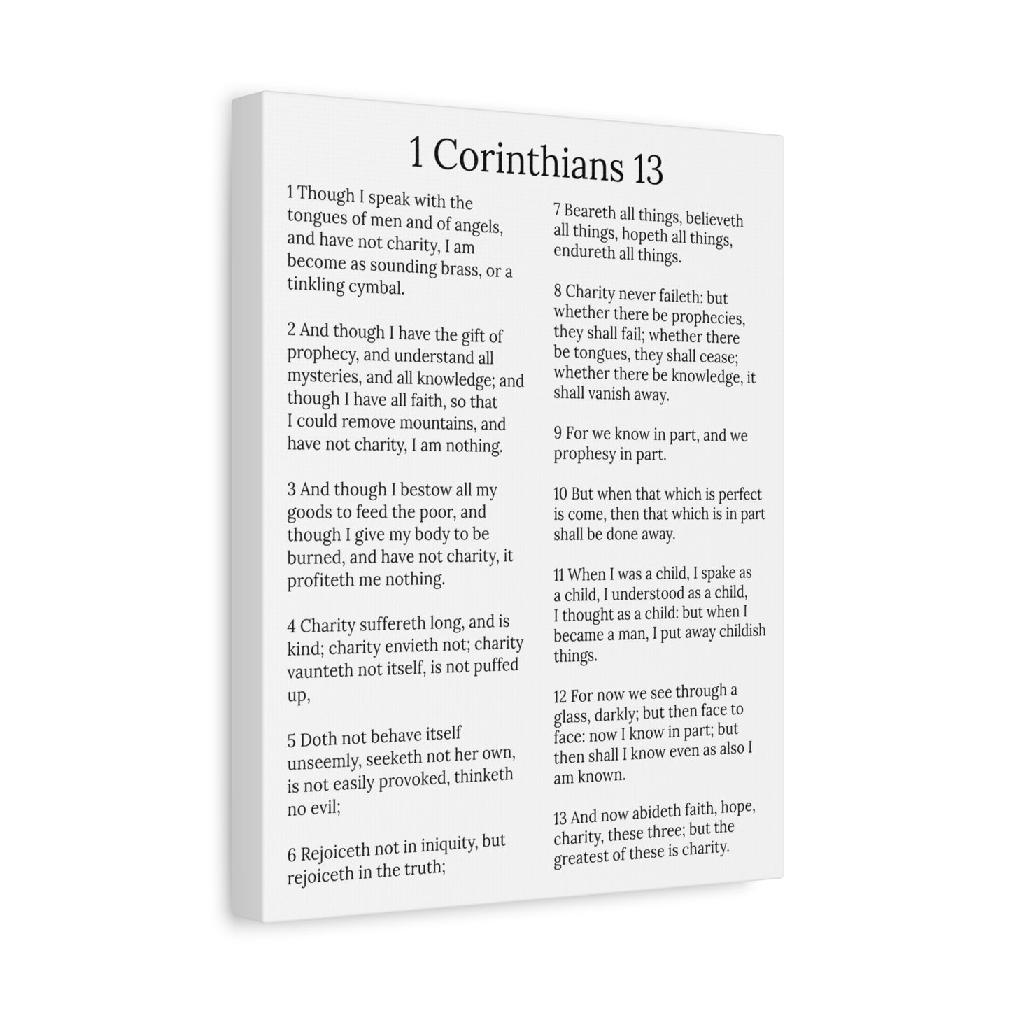 Scripture Walls Giving of the Law Exodus 20 Chapter WhiteChristian Wall Art Print Ready to Hang Unframed