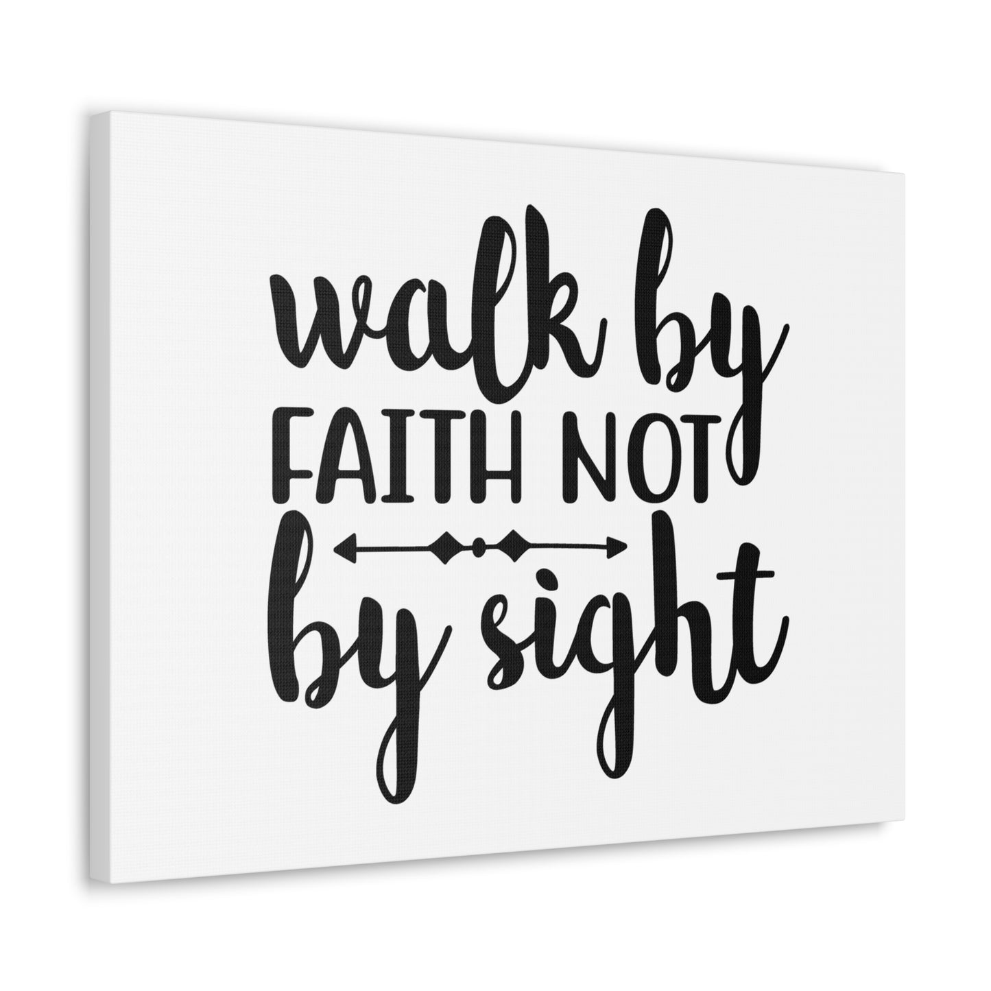 Walk By Faith Not By Sight 2 Corinthians 5:7 Christian Wall Art Bible Verse Print Ready to Hang