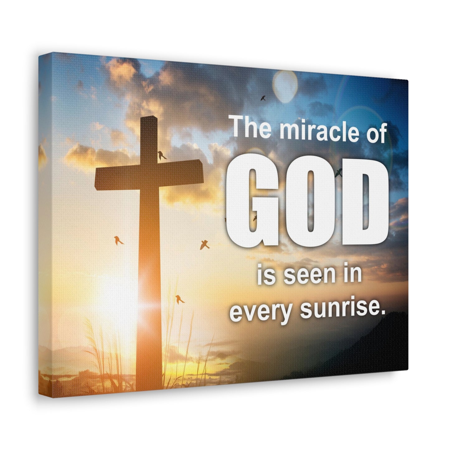 The Miracle of God Psalm 118:24 Christian Wall Art Bible Verse Print Ready to Hang