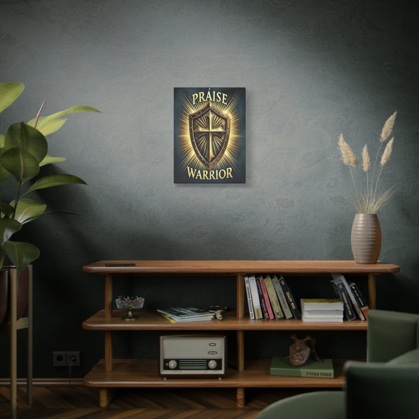Scripture Walls Praise Warrior Psalm 149 Bible Verse Canvas Christian Wall Art Ready to Hang Unframed