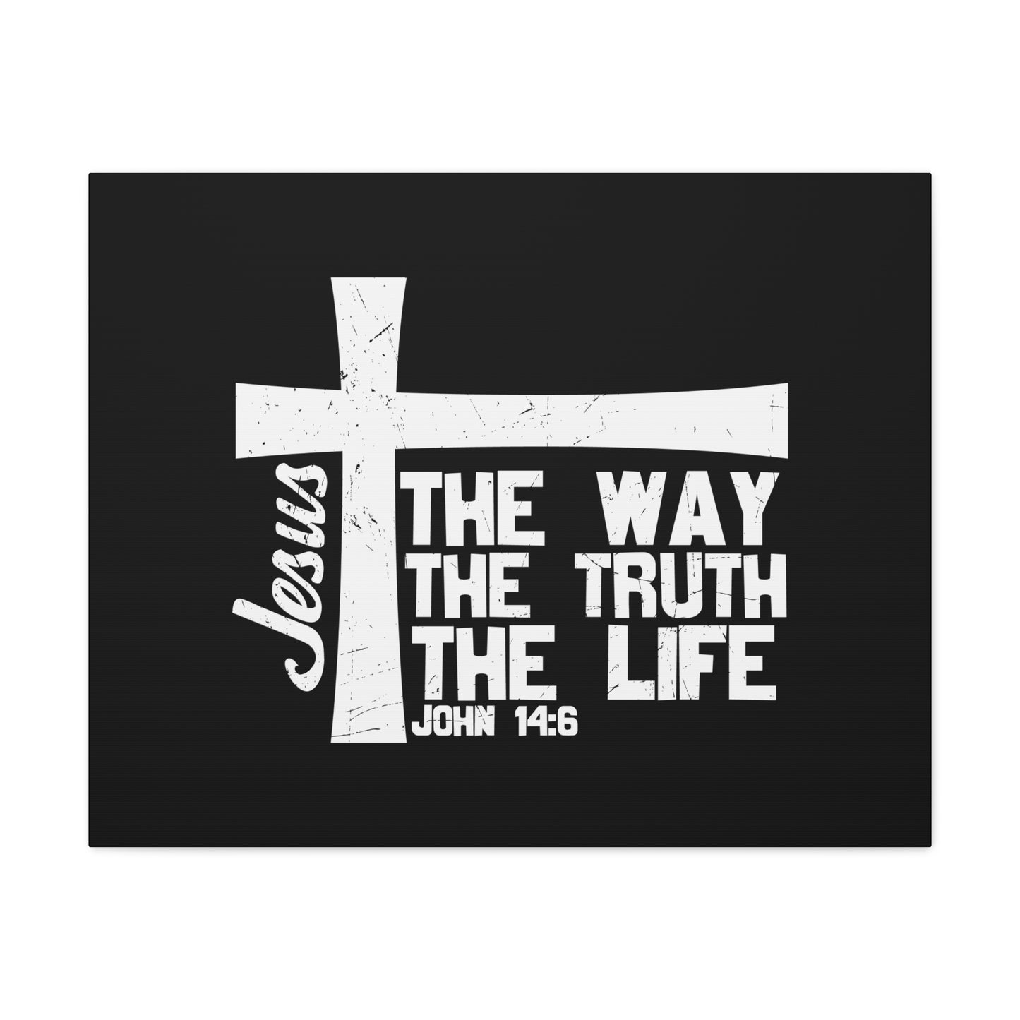 The Way, The Truth, The Life John 14:6 Christian Wall Art Bible Verse Print Ready to Hang