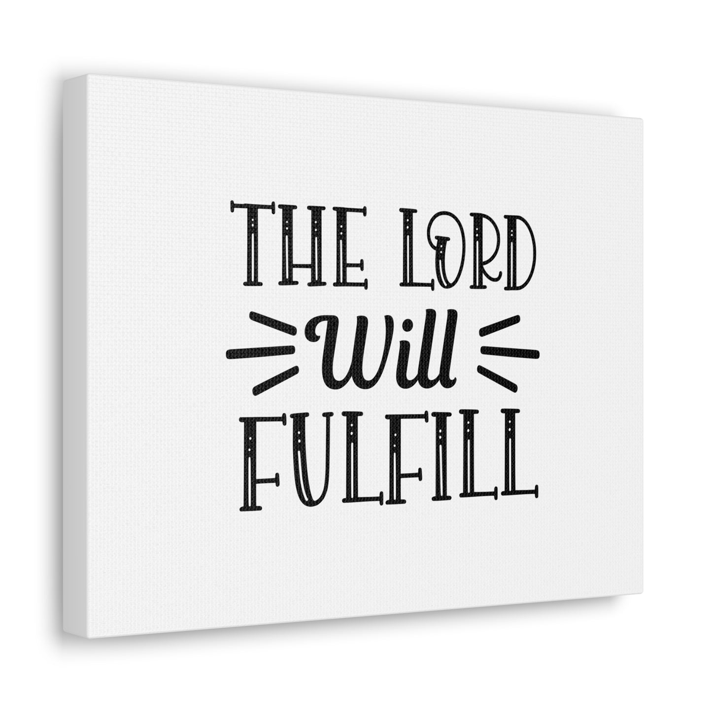 The Lord Will Fulfill Psalm 138:8 Christian Wall Art Bible Verse Print Ready to Hang