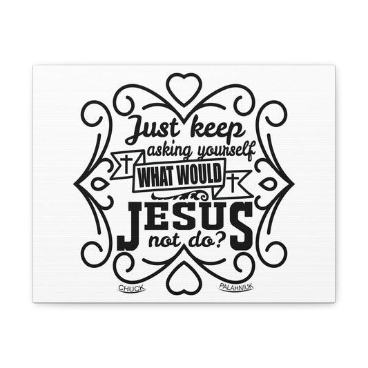 What Would Jesus Matthew 21:22 Christian Wall Art Print Ready to Hang