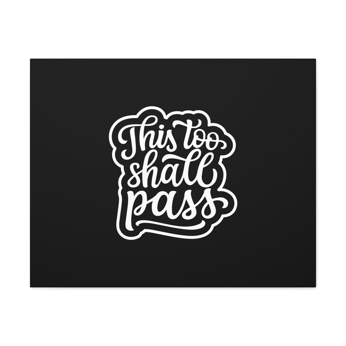 This To Shall Pass 2 Corinthians 4:17 Christian Wall Art Bible Verse Print Ready to Hang