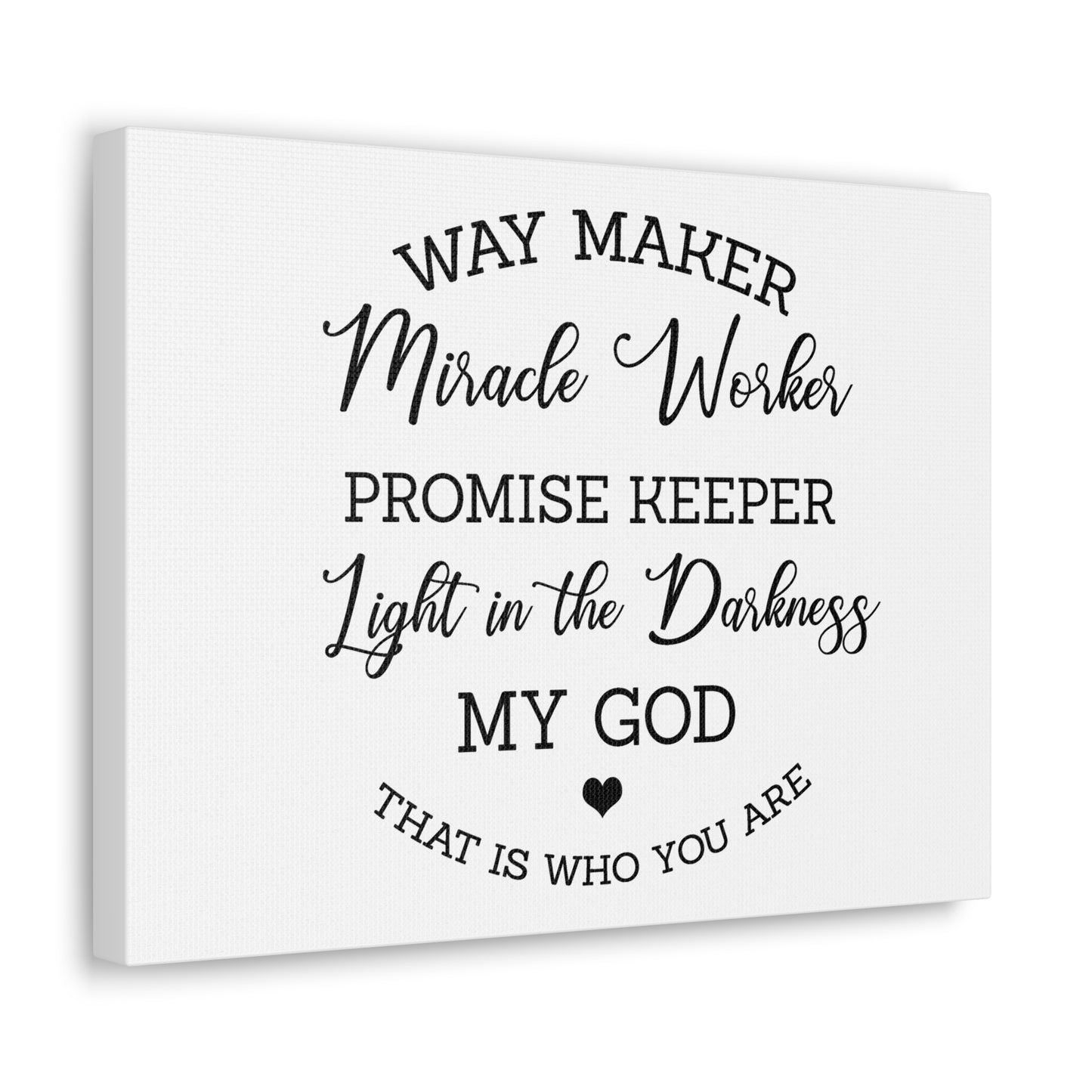 Way Maker Isaiah 43:16 Christian Wall Art Print Ready to Hang