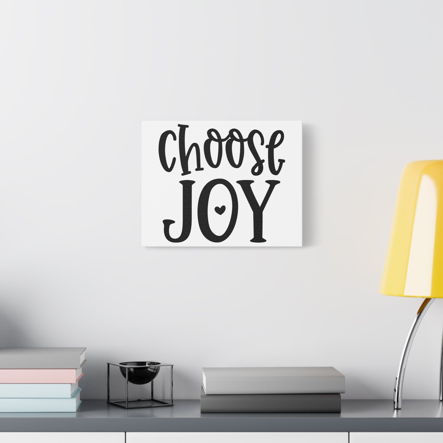 Scripture Canvas Choose Joy Psalm 16:11 Christian Wall Art Print Ready to Hang
