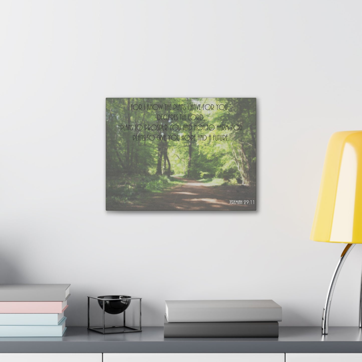 To Prosper Jeremiah 29:11 Christian Wall Art Bible Verse Print Ready to Hang