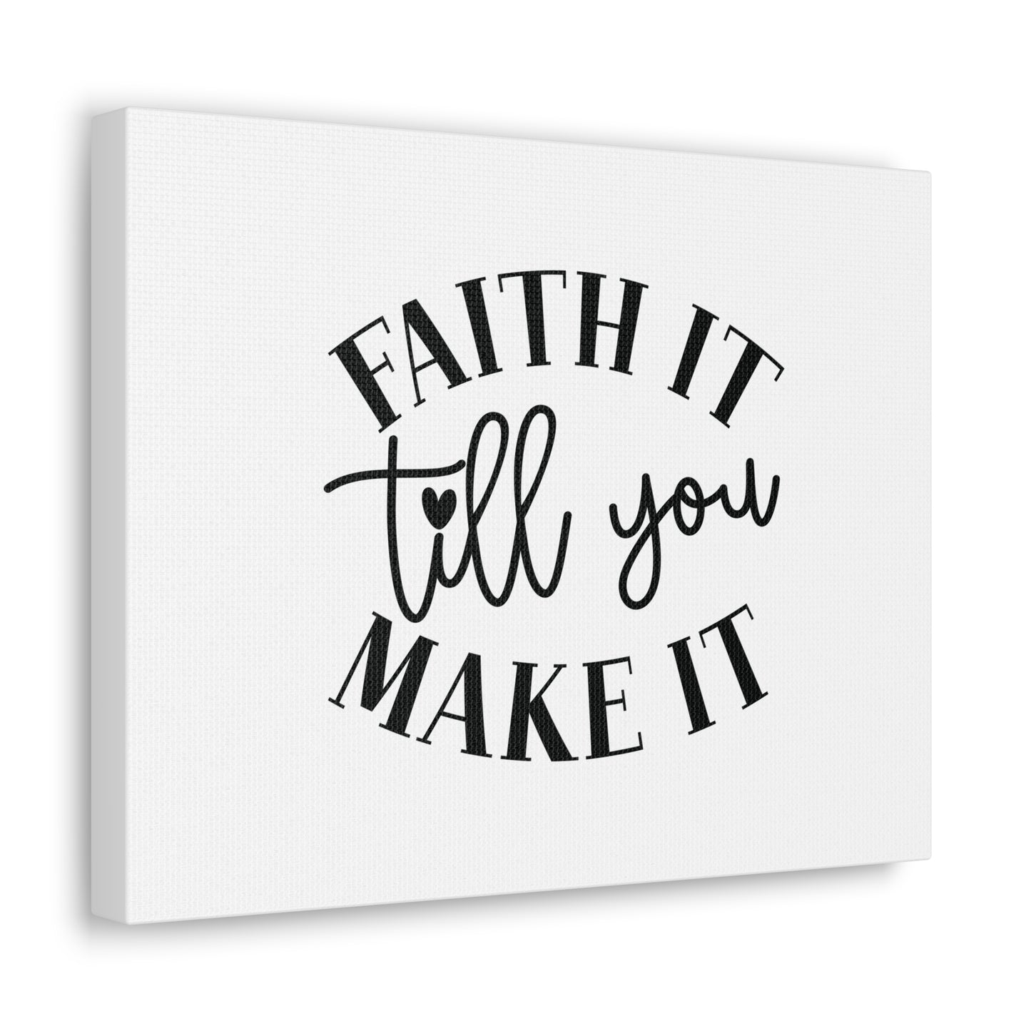 Till You Make It 2 Corinthians 5:7 Small Heart Christian Wall Art Bible Verse Print Ready to Hang
