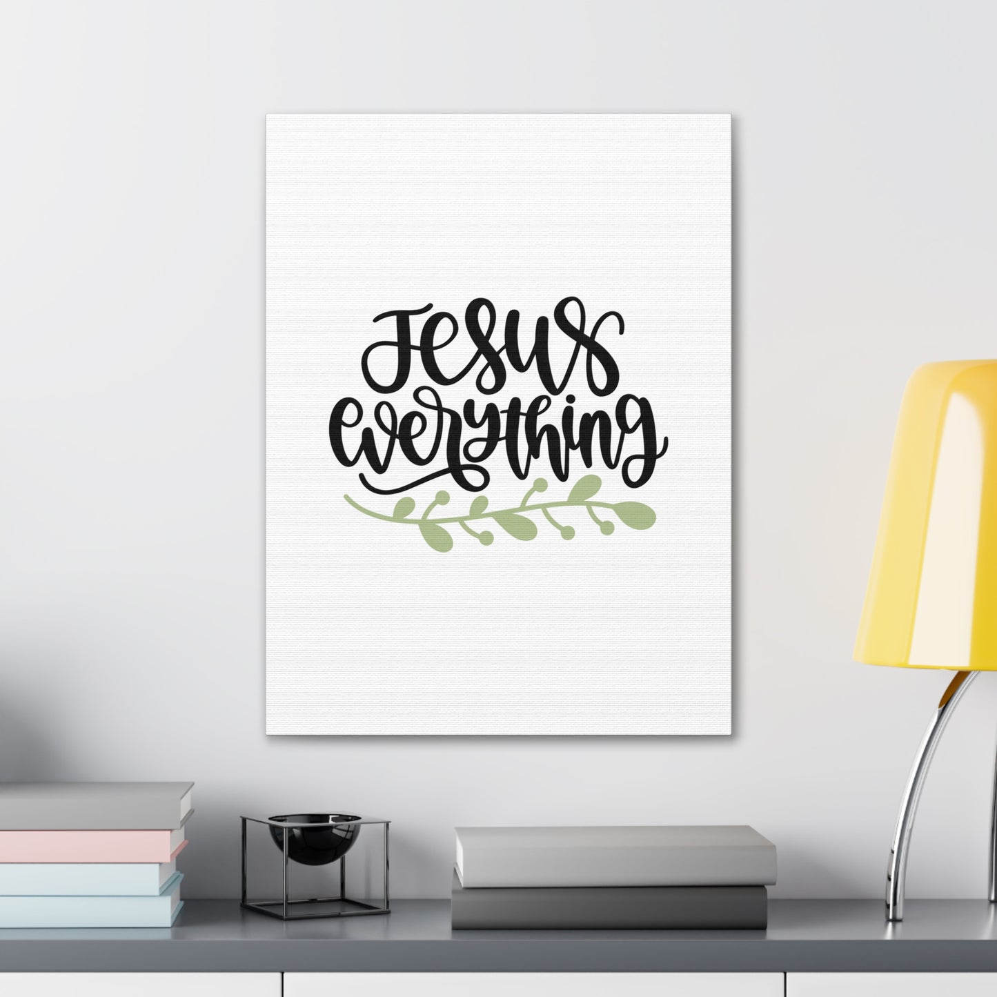 Jesus Everything Psalm 73:25-26 Christian Wall Art Bible Verse Print Ready to Hang