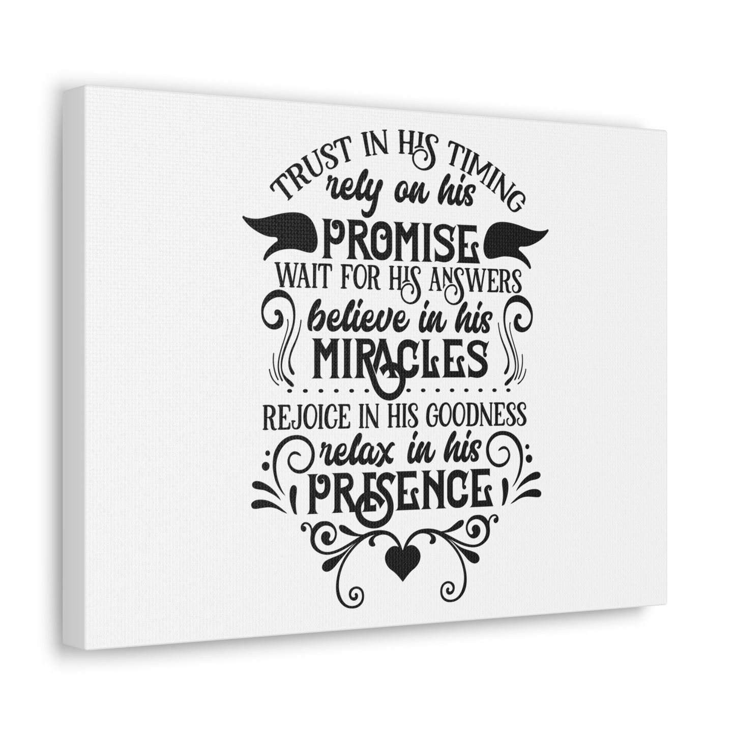 Trust In His Timing Psalm 31:15 Christian Wall Art Bible Verse Print Ready to Hang