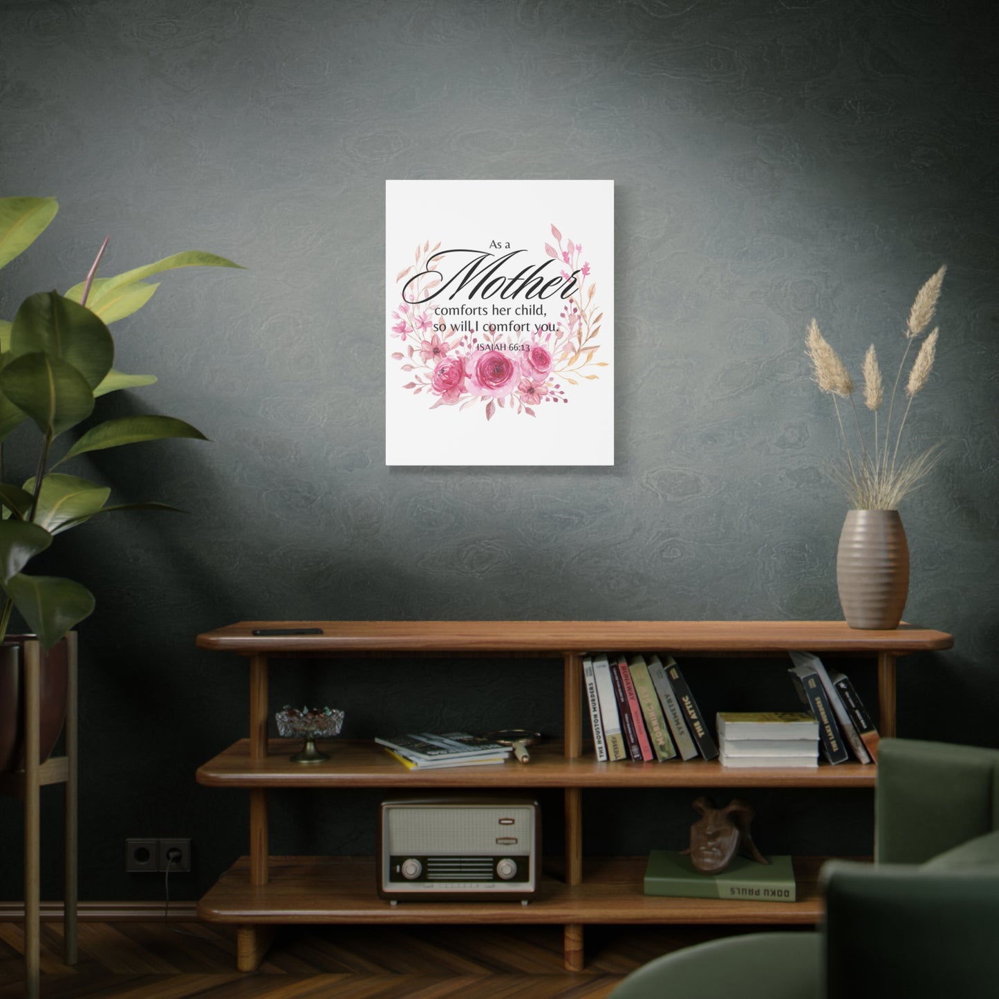 Scripture Walls Isaiah 66:13 I Will Comfort You Bible Verse Canvas Christian Wall Art Ready to Hang Unframed