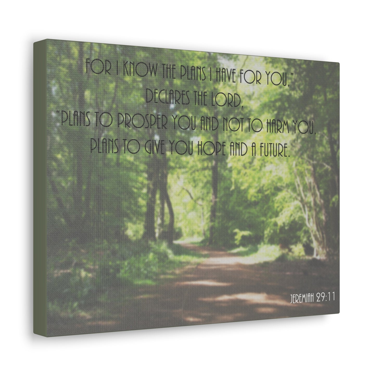 To Prosper Jeremiah 29:11 Christian Wall Art Bible Verse Print Ready to Hang