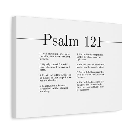 Scripture Canvas The Lord Shall Preserve Psalm 121 Christian Wall Art Bible Verse Print Ready to Hang