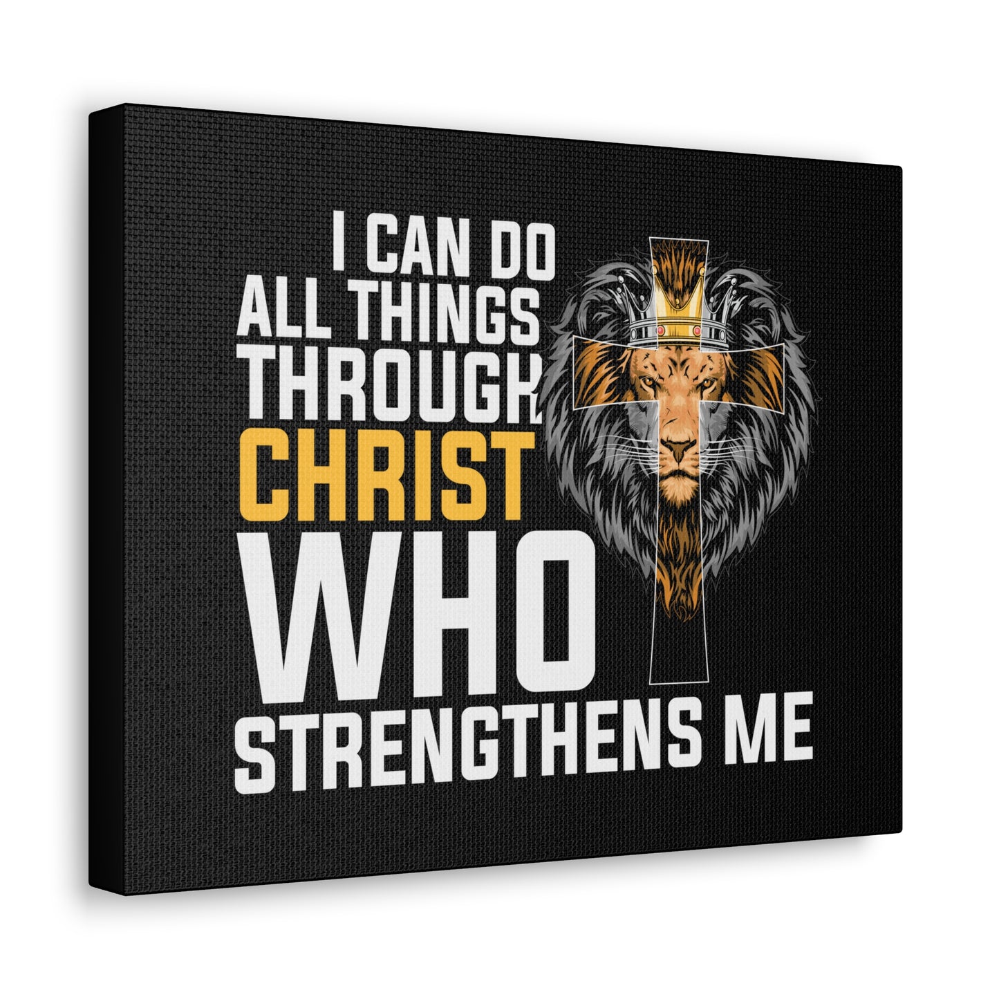 Who Strengthens Me Philippians 4:11Ã¢ÂÂ13 Christian Wall Art Bible Verse Print Ready to Hang