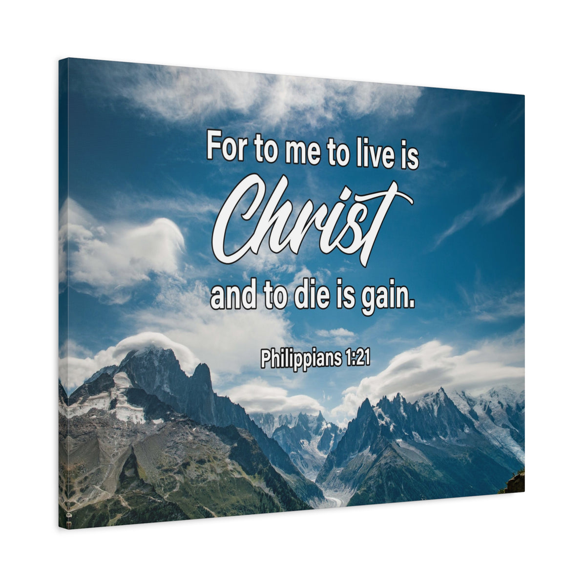 Scripture Canvas Good Courage Joshua 1:9 Christian Wall Art Bible Verse Print Ready to Hang