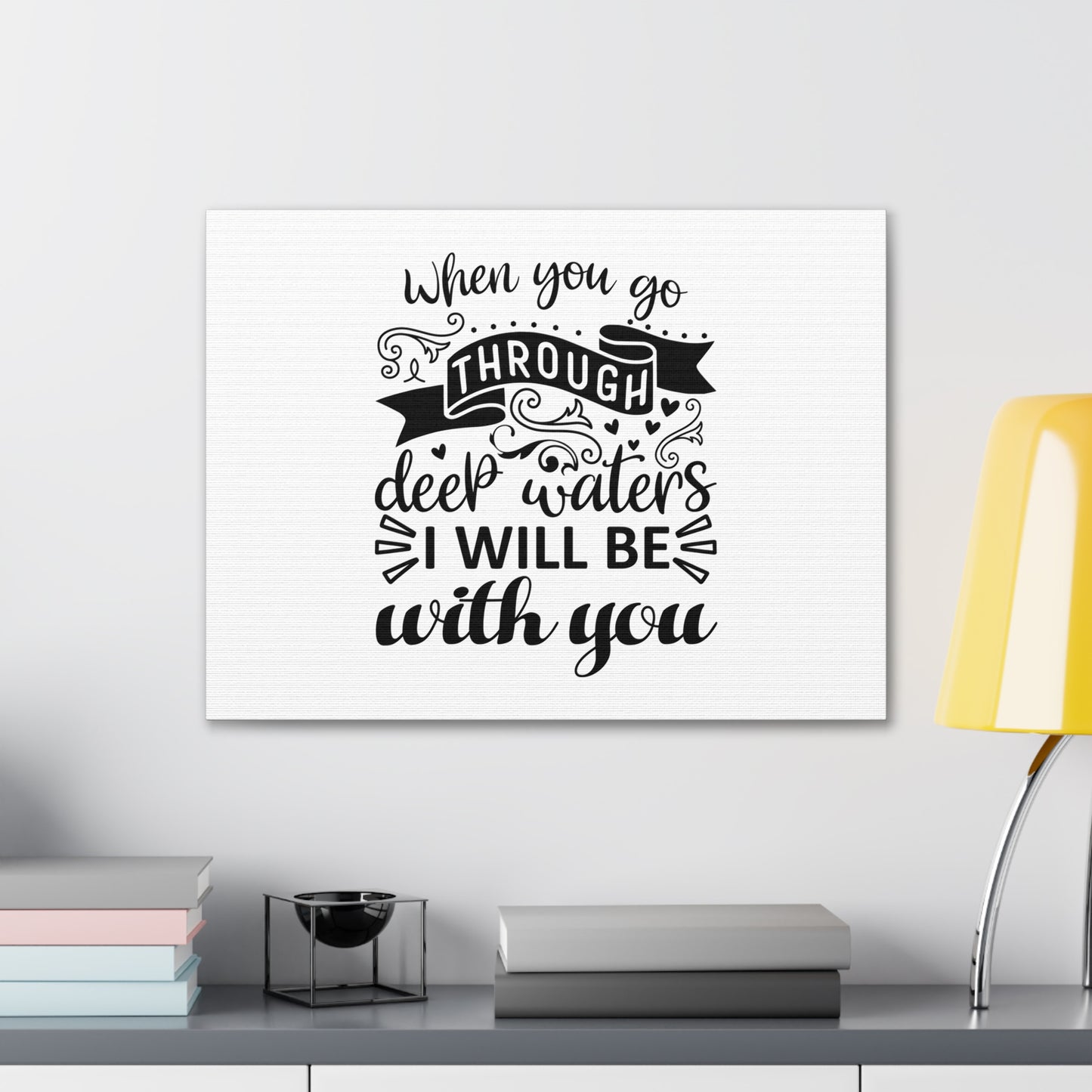 Will Be With You 2 Corinthians 12:9-10 ESV Christian Wall Art Bible Verse Print Ready to Hang