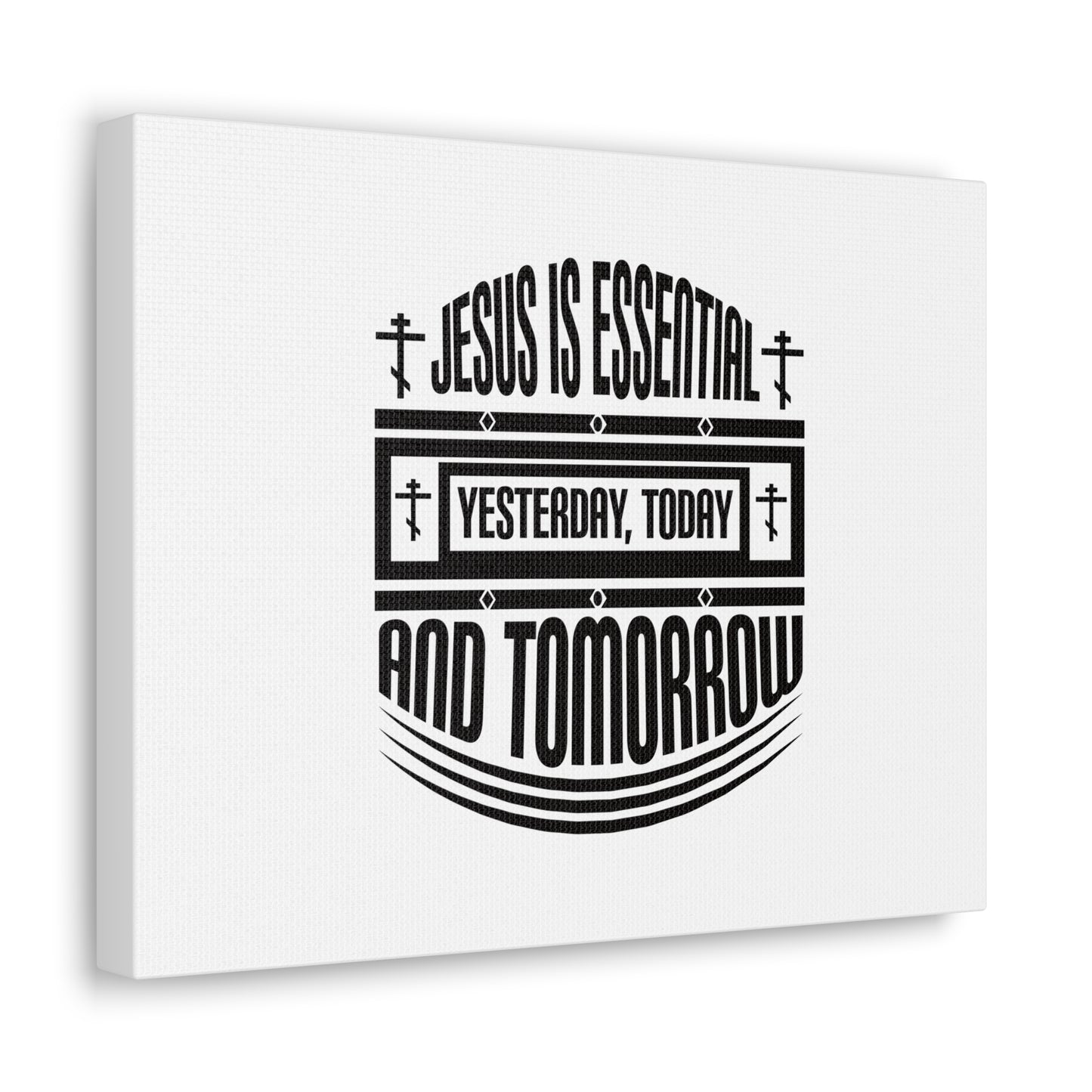 Yesterday, Today, And Tomorrow Hebrews 13:8 Christian Wall Art Bible Verse Print Ready to Hang