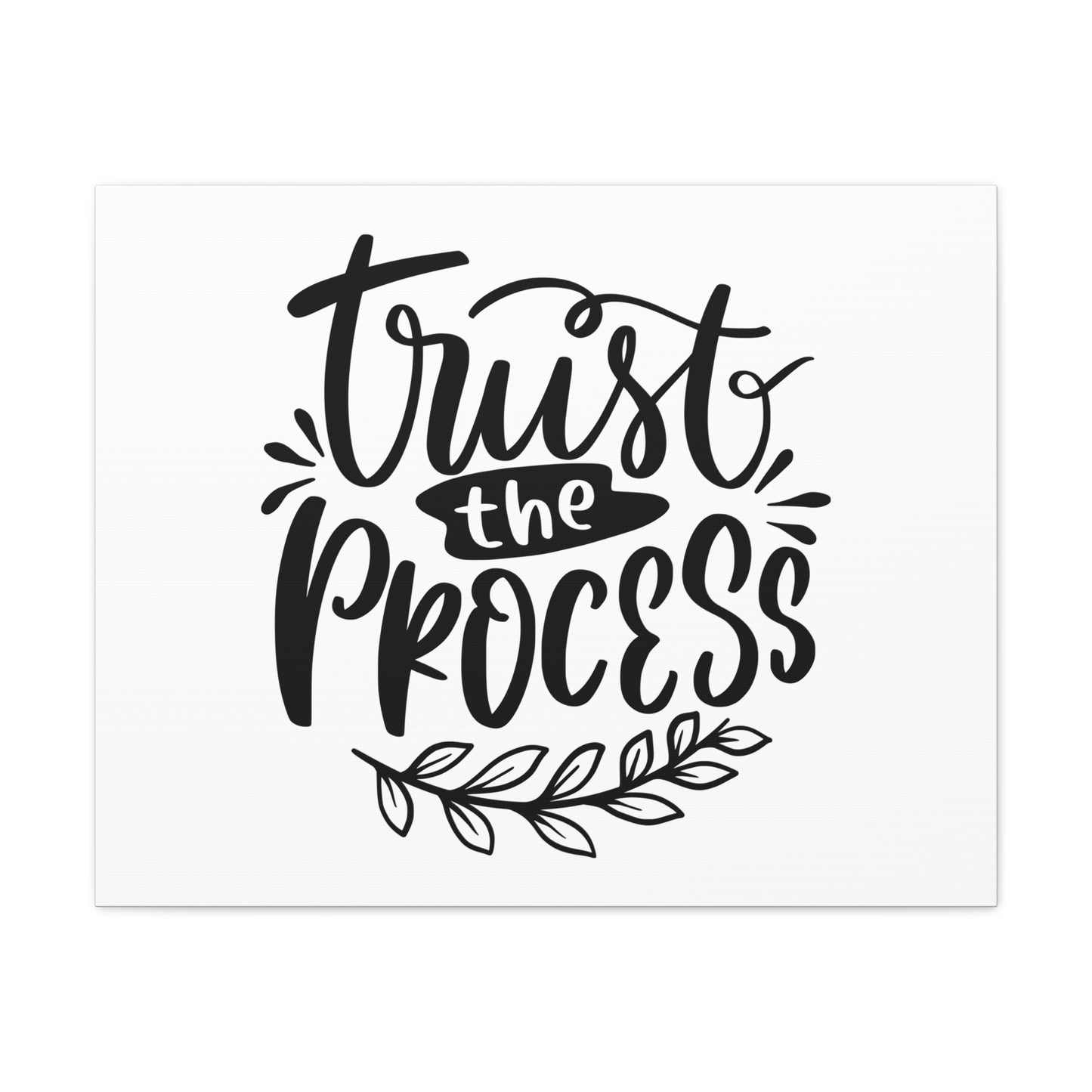 Trust The Process PSALM 37:3 Christian Wall Art Bible Verse Print Ready to Hang