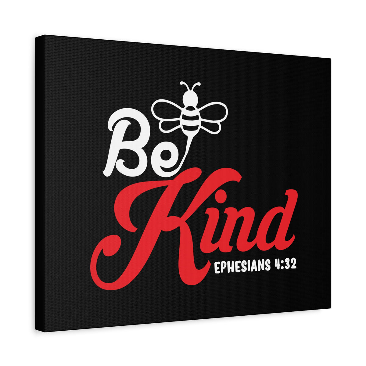 Scripture Canvas Bee Kind Ephesians 4:32 Christian Wall Art Bible Verse Print Ready to Hang