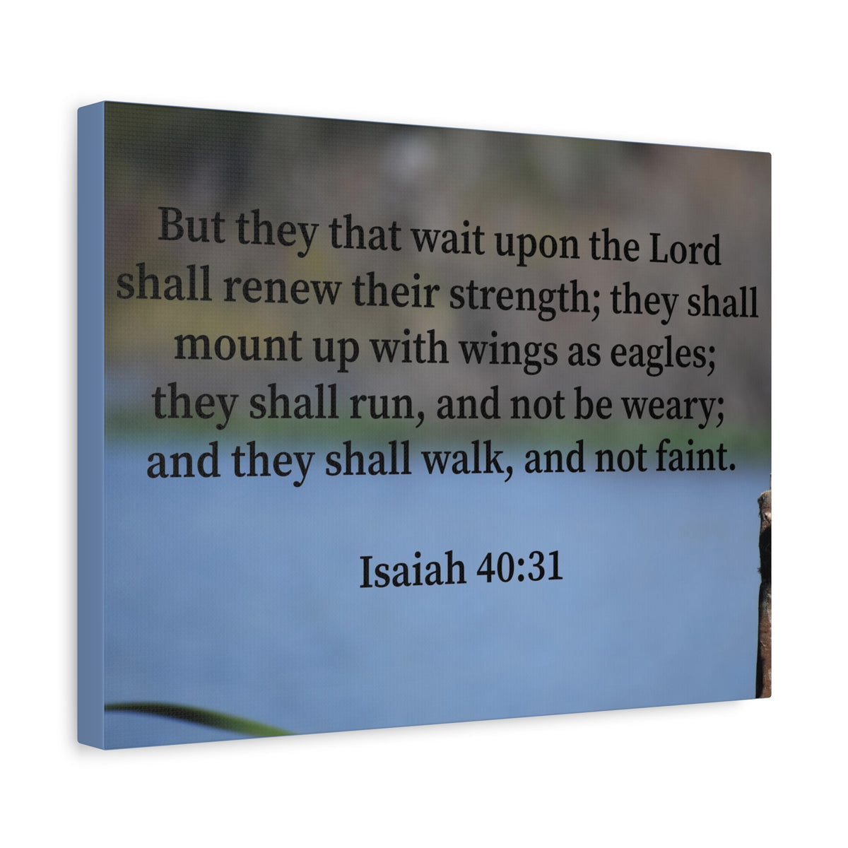 Scripture Walls Renew Their Strength Isaiah 40:31 Christian Wall Art Bible Verse Print Ready to Hang