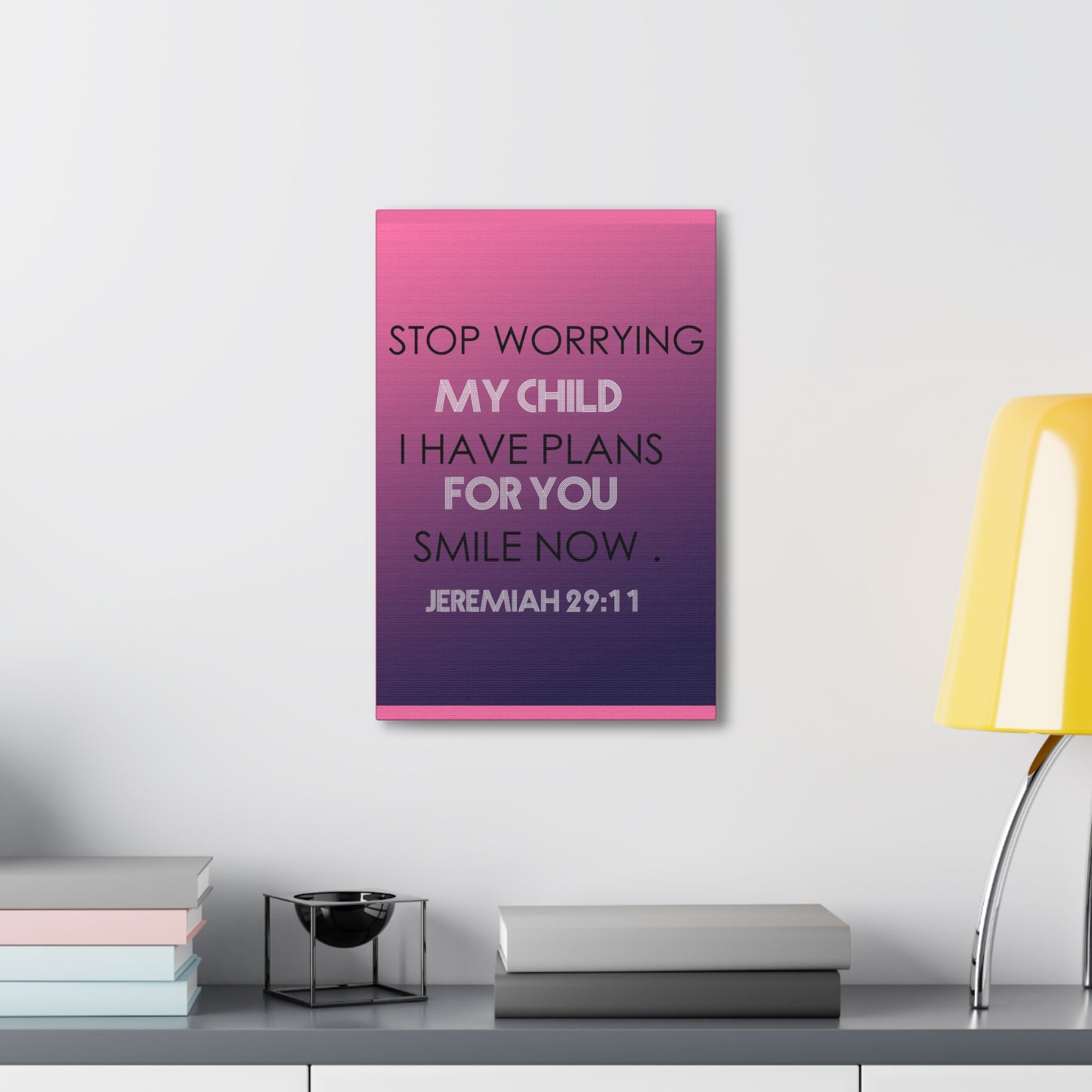 I Have Plans For You Jeremiah 29:11 Bible Verse Canvas Christian Wall Art Ready to Hang