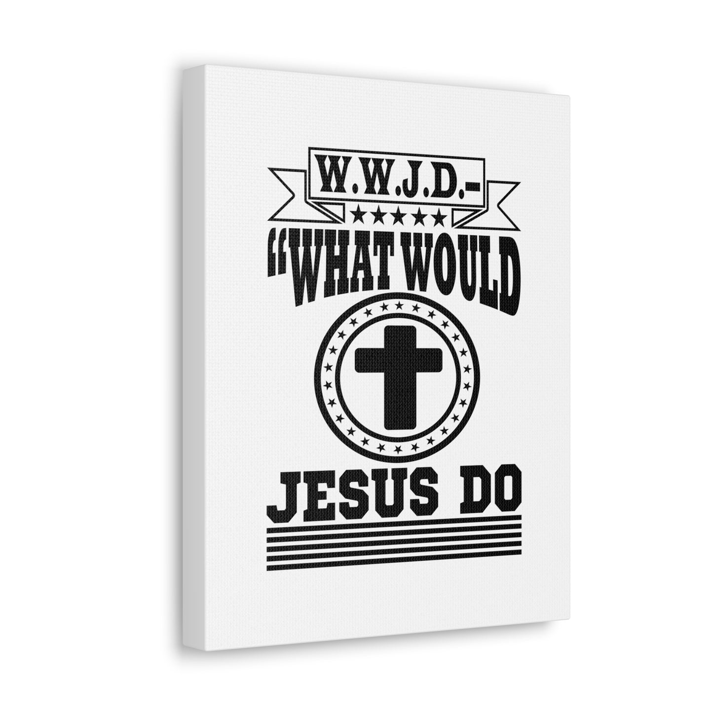 What Would Jesus Do Matthew 10:38 KJV Christian Wall Art Bible Verse Print Ready to Hang