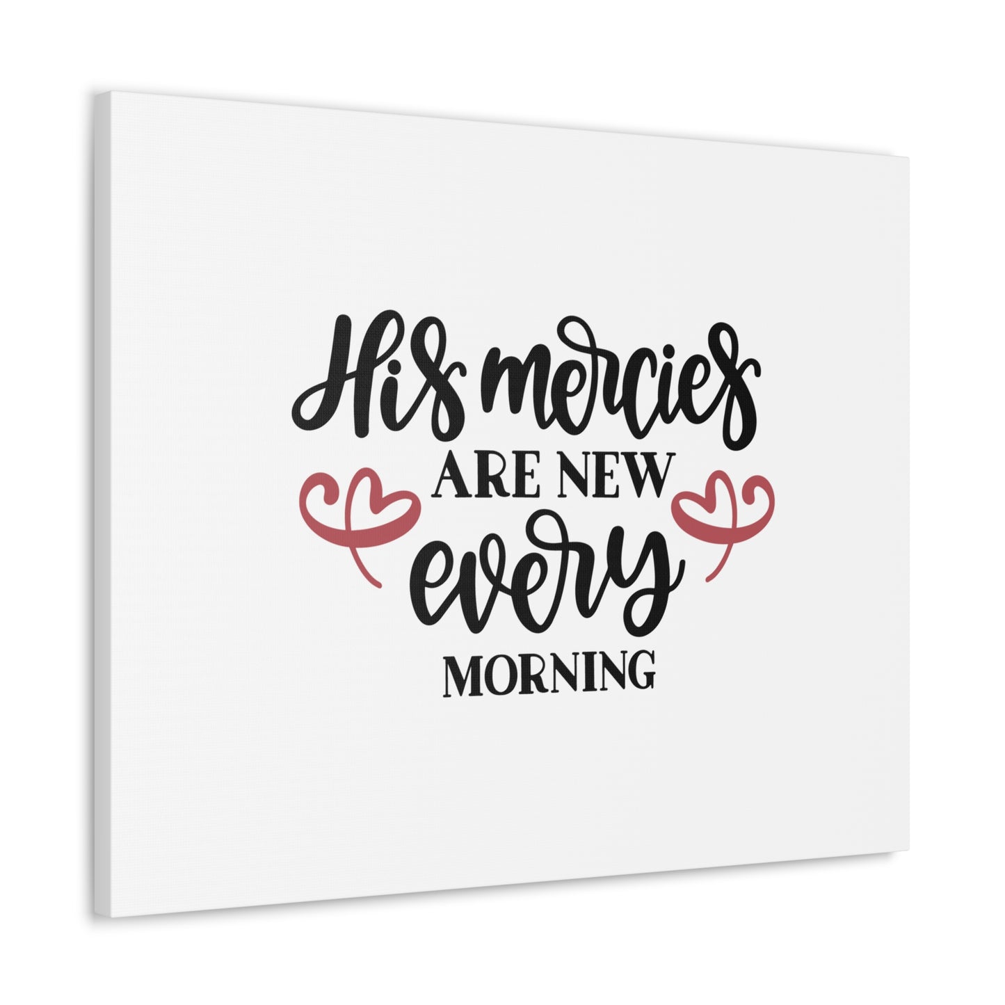 His Mercies Are New Every Morning Lamentations 3:22-23 Christian Wall Art Bible Verse Print Ready to Hang