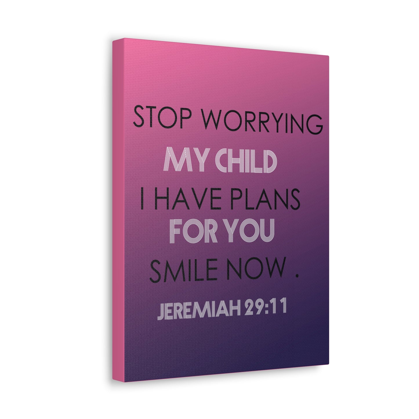 I Have Plans For You Jeremiah 29:11 Bible Verse Canvas Christian Wall Art Ready to Hang