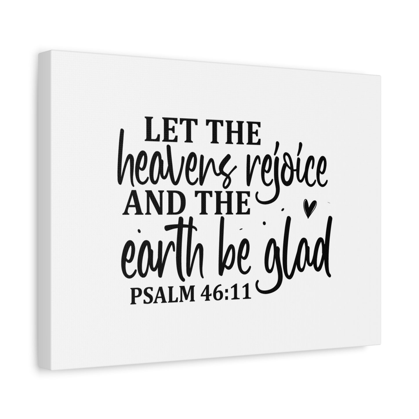 Scripture Canvas Healers Rejoice Psalm 46:11 Christian Wall Art Bible Verse Print Ready to Hang
