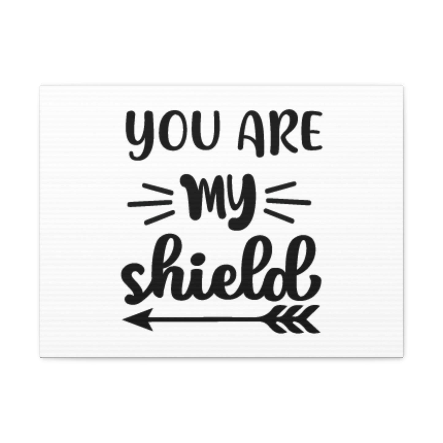 You Are My Shield Psalm 3:3 Christian Wall Art Bible Verse Print Ready to Hang