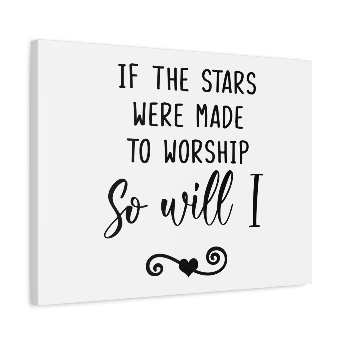 Scripture Canvas Made To Worship Christian Wall Art Bible Verse Print Ready to Hang