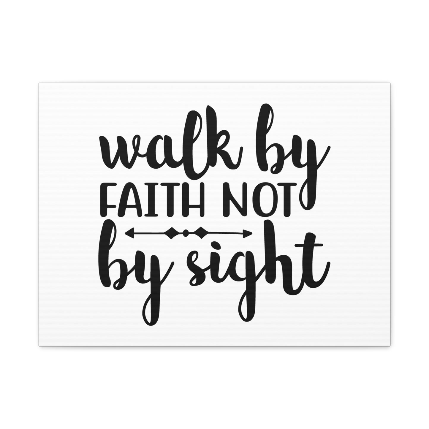 Walk By Faith Not By Sight 2 Corinthians 5:7 Christian Wall Art Bible Verse Print Ready to Hang