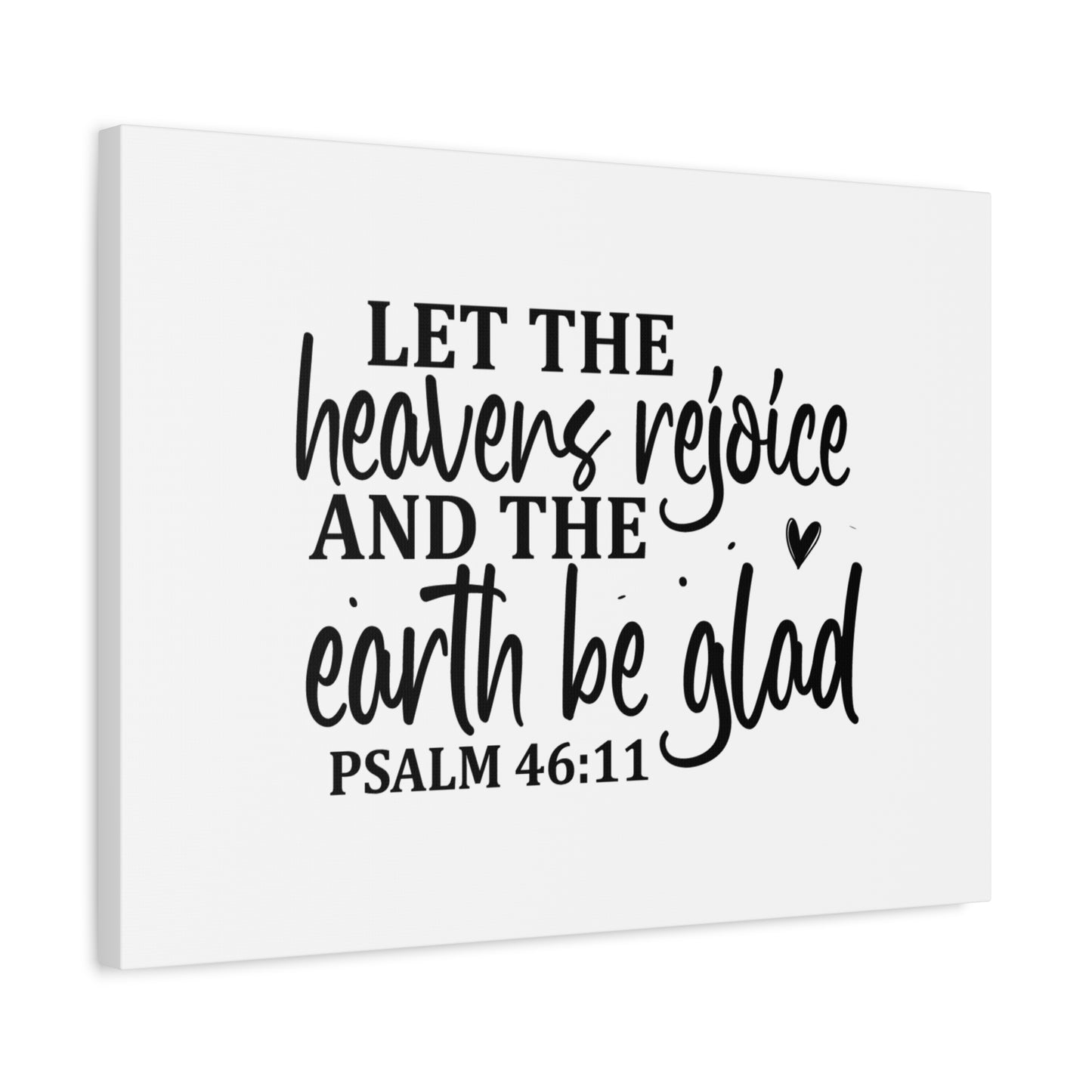Scripture Canvas Healers Rejoice Psalm 46:11 Christian Wall Art Bible Verse Print Ready to Hang