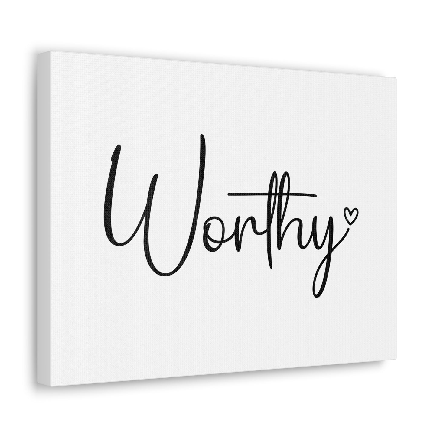 Worthy Revelation 5:12 Small Heart Christian Wall Art Bible Verse Print Ready to Hang