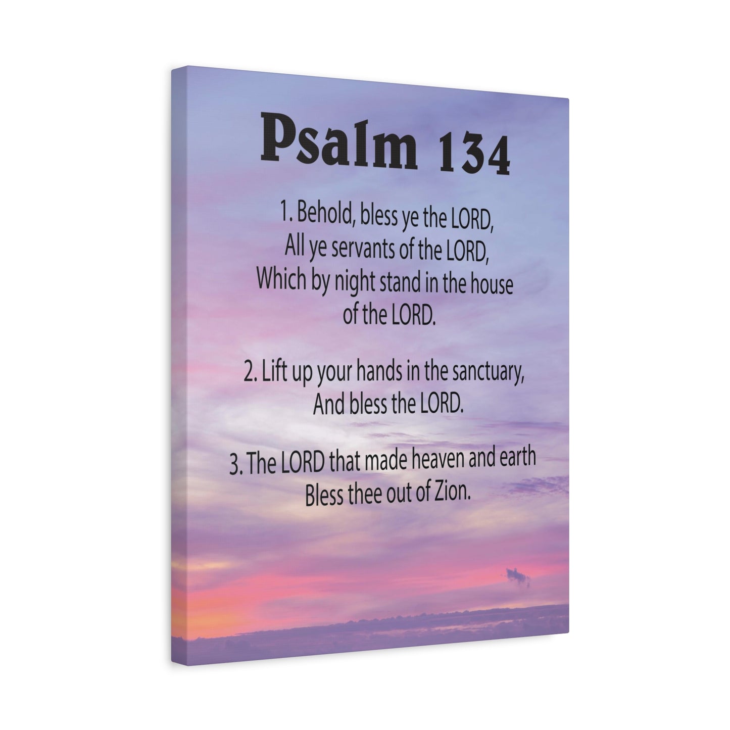Scripture Walls House of The Lord Psalm 134:3 Bible Verse Canvas Christian Wall Art Ready to Hang