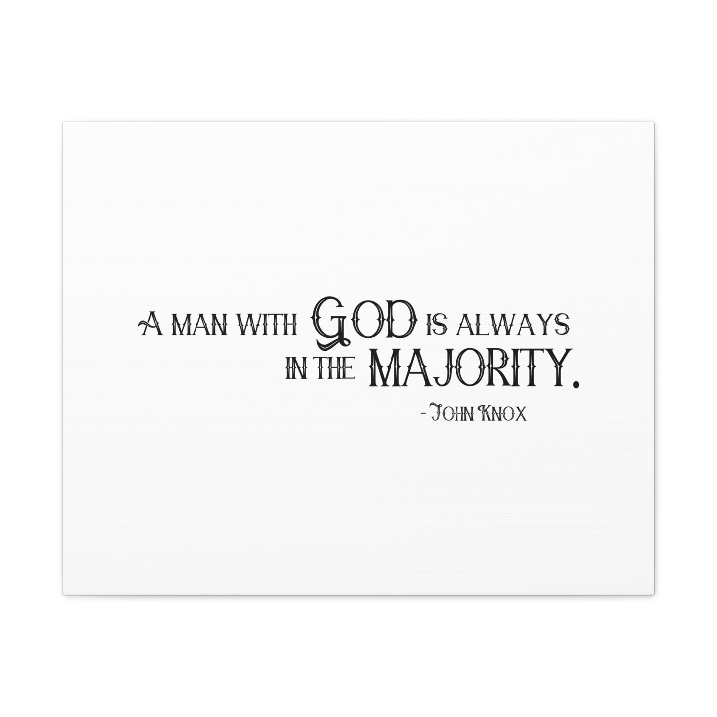 A Man With God 1 Samuel 9:6 Christian Wall Art Bible Verse Print Ready to Hang