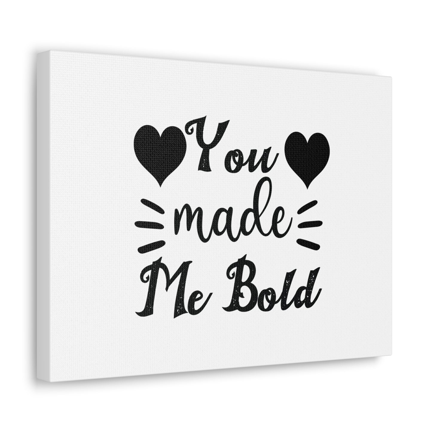 You Made Me Bold Psalms 138:3 Cursive Christian Wall Art Bible Verse Print Ready to Hang
