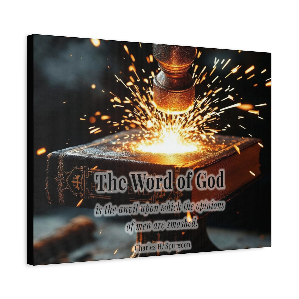 Scripture Walls The Word of God by Charles H. Spurgeon Bible Verse Canvas Christian Wall Art Ready to Hang Unframed