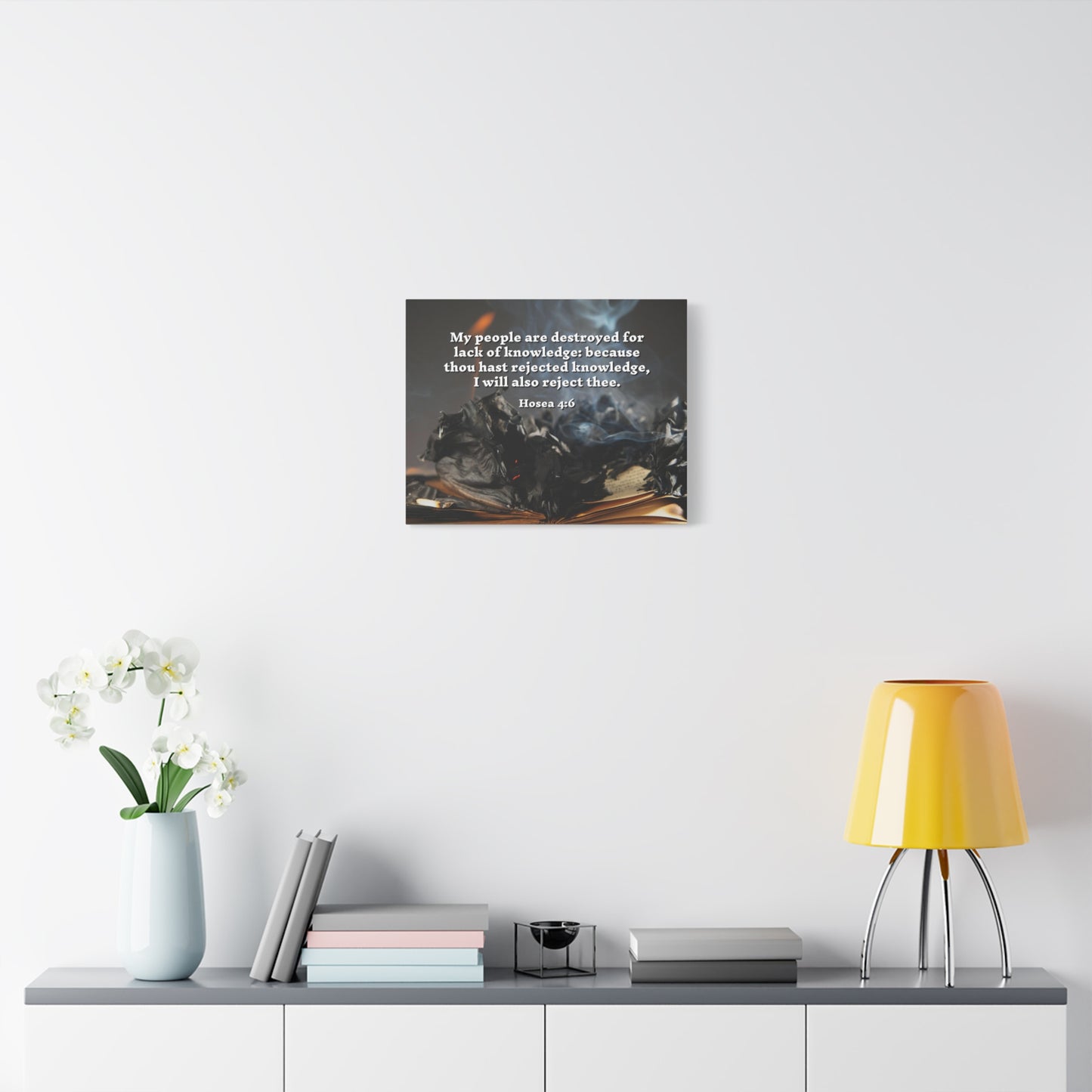 Scripture Walls My People Hosea 4:6 Bible Verse Canvas Christian Wall Art Ready to Hang
