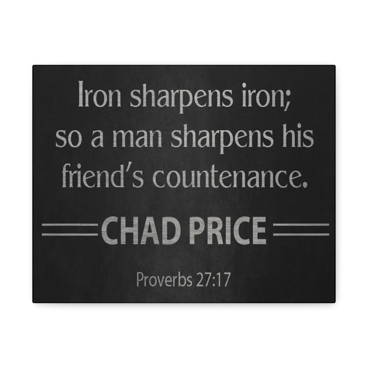 Personalized Proverbs 27:17