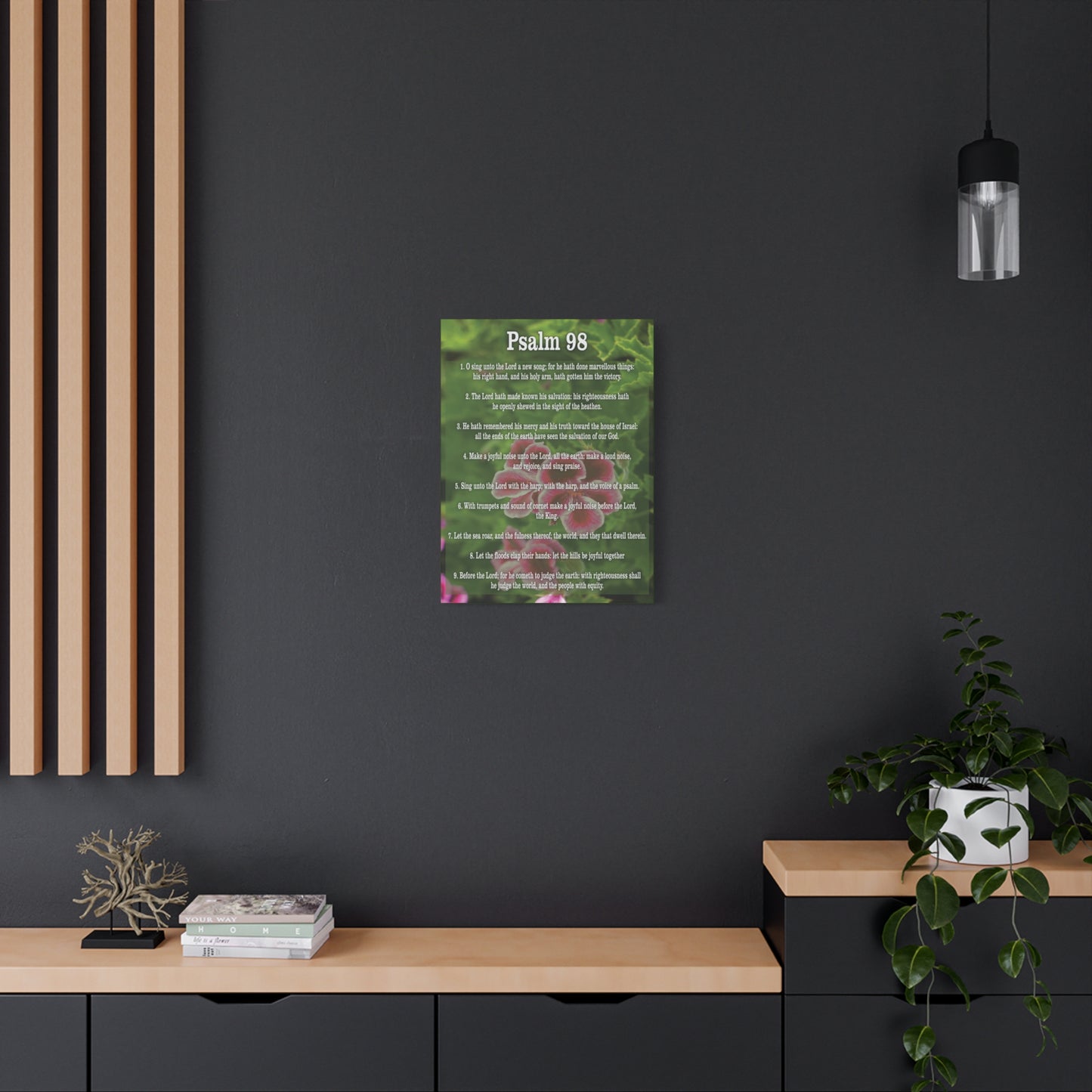 Scripture Walls Joyful Noise Of Salvation Psalm 98:4 Christian Wall Art Print Ready to Hang