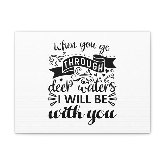 Will Be With You 2 Corinthians 12:9-10 ESV Christian Wall Art Bible Verse Print Ready to Hang