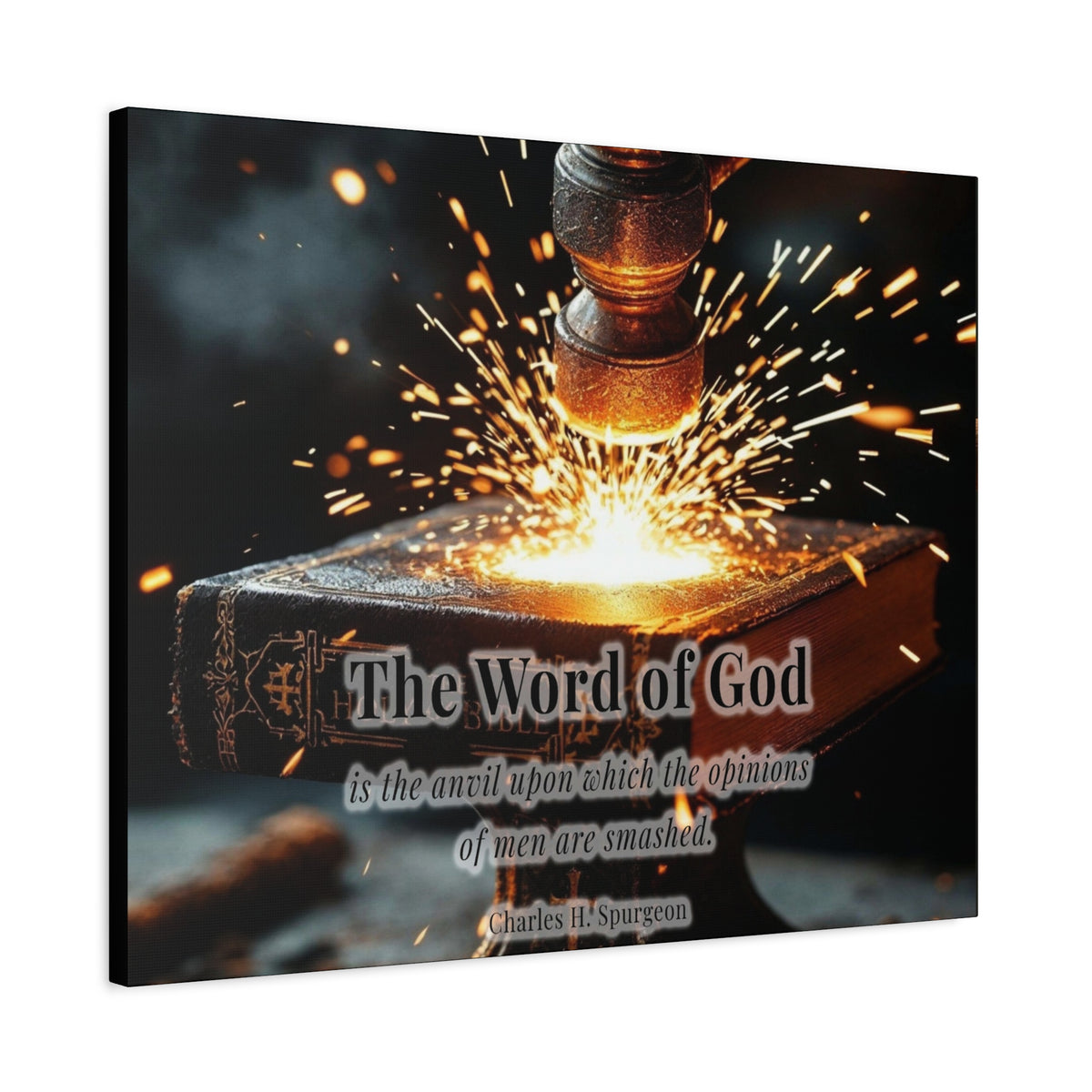 Scripture Walls The Word of God by Charles H. Spurgeon Bible Verse Canvas Christian Wall Art Ready to Hang Unframed