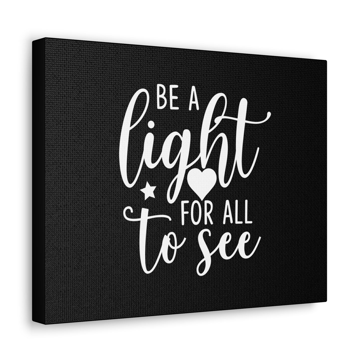 Be A Light For All To See Matthew 5:16 Christian Wall Art Bible Verse Print Ready to Hang