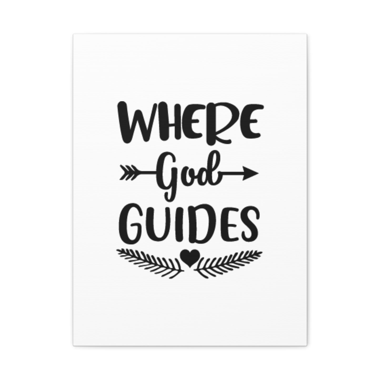 Where God Guides Isaiah 58:11 Christian Wall Art Bible Verse Print Ready to Hang