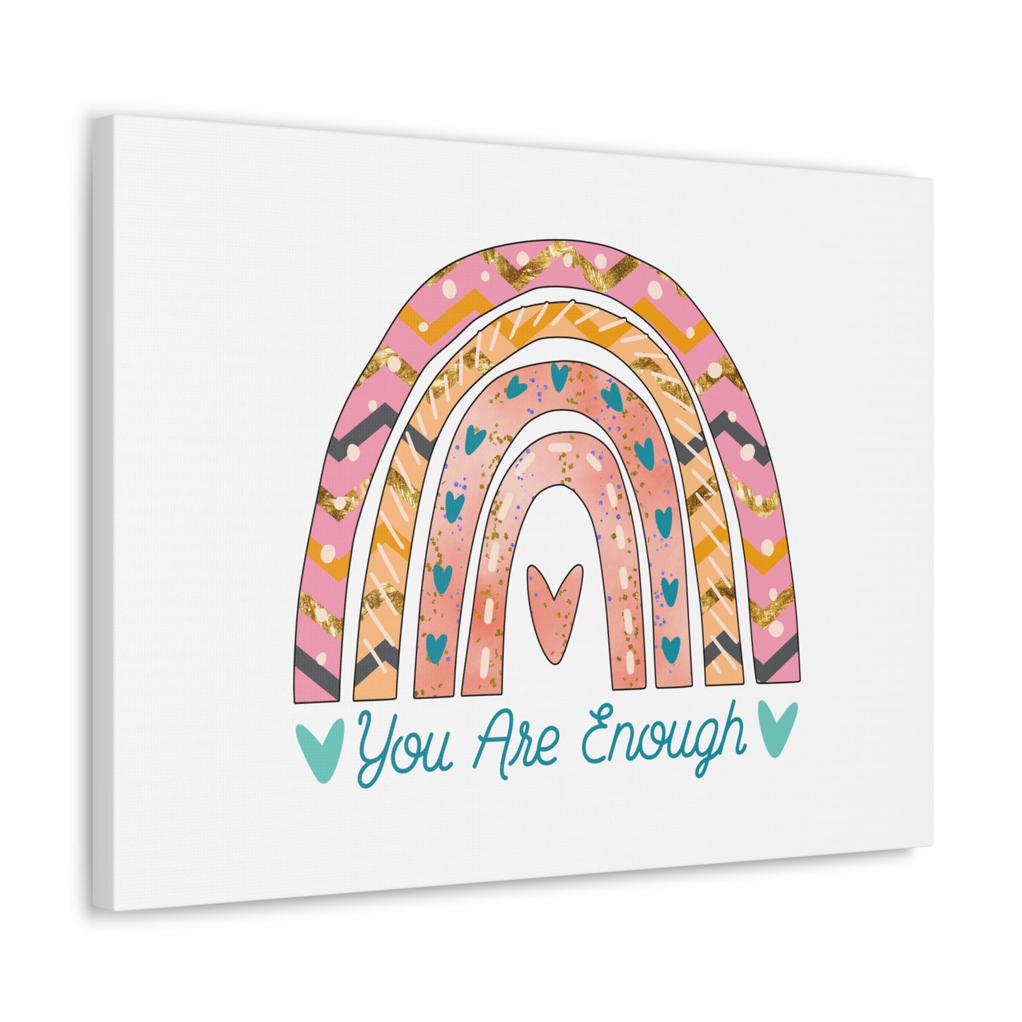 You Are Enough Rainbow 1 Corinthians 6:20 Christian Wall Art Bible Verse Print Ready to Hang